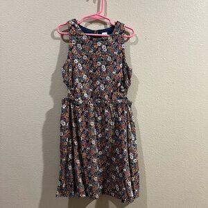 GAP Blue and Orange Halter Sundress